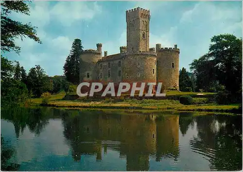 Moderne Karte Aux limites Nord de la Dordogne le Chateau de Montburn Haute Vienne