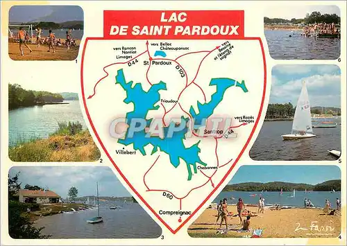 Cartes postales moderne Lac de Saint Pardoux Hte Vienne