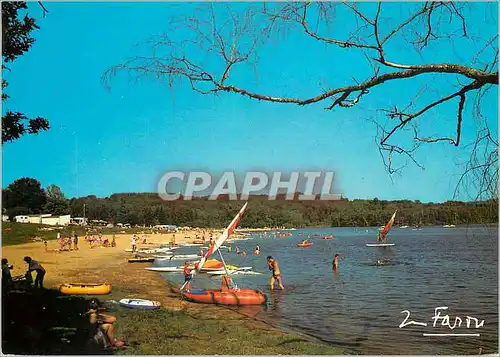 Moderne Karte En Limousin Lac de St Pardoux Hte Vienne La Plage