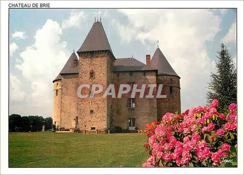 Moderne Karte Chateau de Brie Haute Vienne