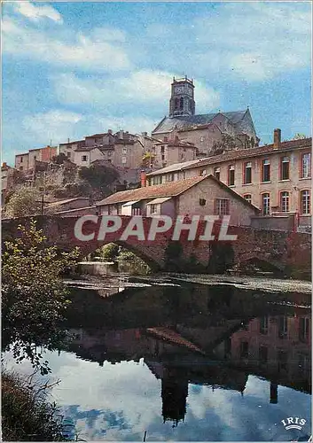 Cartes postales moderne Le Haute Vienne Touristique Bellac Dominant le cours du Vincou et le pont de pierre du siecle le