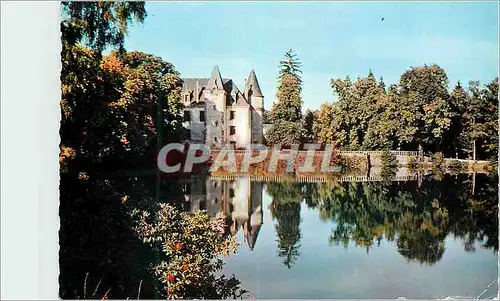 Cartes postales moderne La Haute Vienne Pittoresque L Etang et le Chateau de Nieul