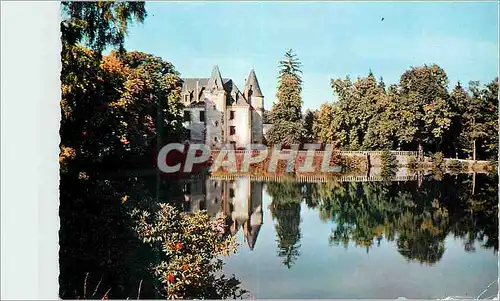Moderne Karte La Haute Vienne Pittoresque L Etang et le Chateau de Nieul
