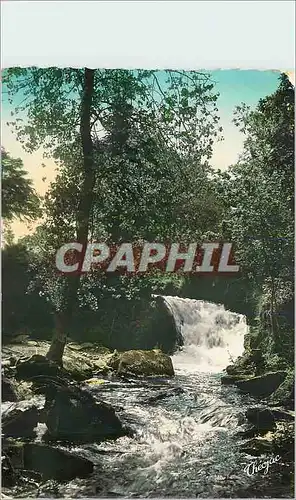 Cartes postales moderne La Hte Vienne Pittoresque Cascade sur la Couze aux environs de Saint Leger la Montagne
