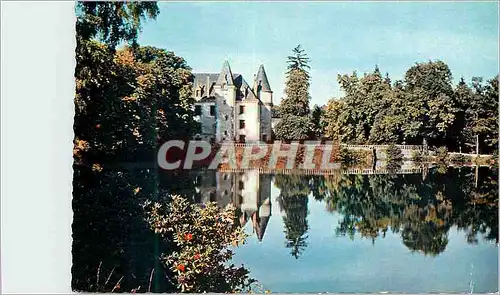 Moderne Karte La Haute Vienne Pittoresque L Etang et le Chateau de Nieul