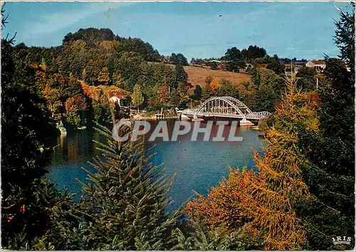 Cartes postales moderne Le Limousin Pittoresque Le Pont du Dognon Vue du Chalet du Lac