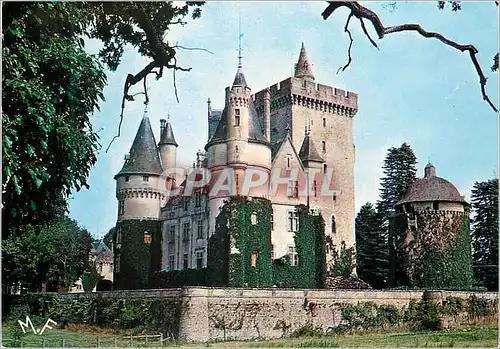 Moderne Karte Azat Le Ris Chateau Le Ris Chauveron xiv xv siecle