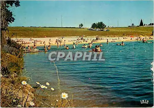 Moderne Karte Chateauneuf la Foret Haute Vienne Le Plan d eau