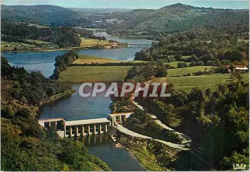 Cartes postales moderne Le Limousin Touristique Route des Monts et Barrages le Barrage de Bujaleuf dit de Maulde