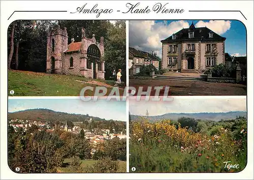 Cartes postales moderne Ambazac Haute Vienne Chapelle du Petit Muret Maire Vue generale Les Monts d Ambazac
