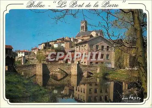 Moderne Karte Bellac Hte Vienne Pont de la Pierre