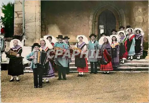 Cartes postales moderne Le Limousin Pittoresque La Nago sort de l Eglise Folklore