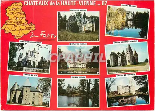Cartes postales moderne Chateaux de la Haute Vienne