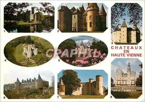 Cartes postales moderne Chateaux en Haute Vienne