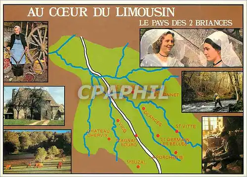 Cartes postales moderne Au Coeur du Limousin Le Pays des Briances Images de France En Limousin Le Pays des Deux Briances