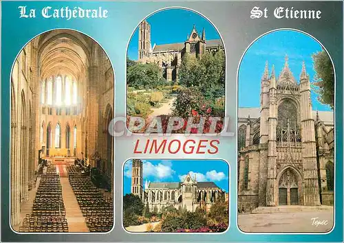 Cartes postales moderne Limoges Haute Vienne La Cathedrale St Etienne xiii siecle