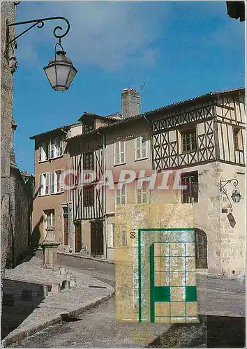 Cartes postales moderne Capitale de la porcelaine Limoges Hte Vienne Questier de la Cite aux vieilles maisons restaures