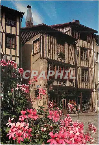 Cartes postales moderne Capitale de la Porcelaine Limoges Hte Vienne Rue de la Boucherie habitee depuis le parune corpor