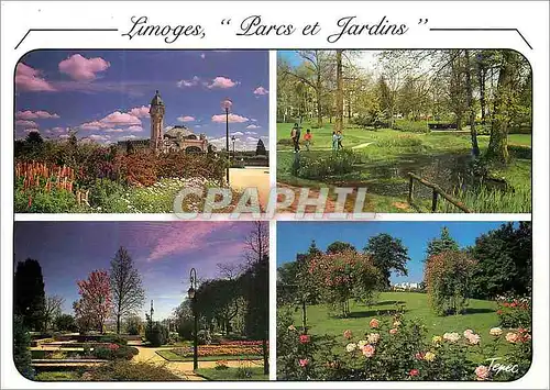 Cartes postales moderne Limoges Parcs et Jardins Limoges Haute Vienne