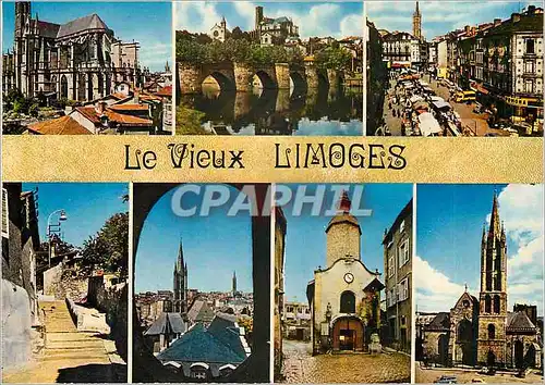 Cartes postales moderne Limoges Haute Vieilles La cathedrale le pont St Etienne