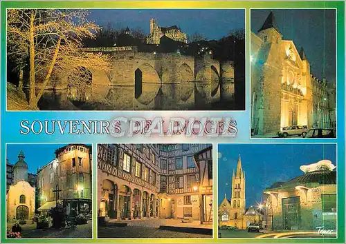 Cartes postales moderne Souvenirs de Limoges Limoges Haute Vienne Le Pont et la cathedrale St Etienne