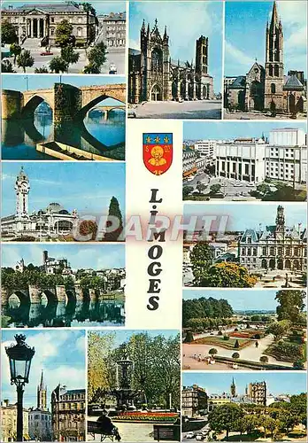 Cartes postales moderne Panorama de Limoges