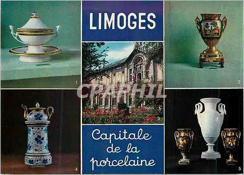 Cartes postales moderne Limoges Haute Vienne Musee National Adrien Dubouche Limoges Capitale de la porcelaine