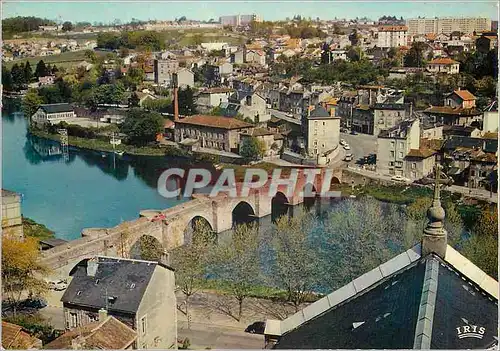 Cartes postales moderne Limoges Haute Vienne Le Pont Saint Etienne xiii siecle et l avunue du Sablard
