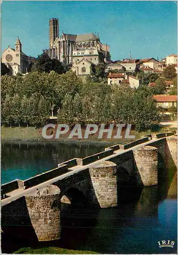 Cartes postales moderne Limoges Haute Vienne Le Pont Saint Etienne xiii siecle Monument historique et la Cathedrale xiii