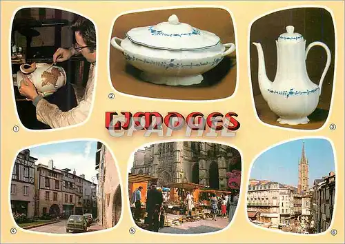 Cartes postales moderne Limoges Hte Vienne Capitale de renommee mondiale pour sa porcelaine