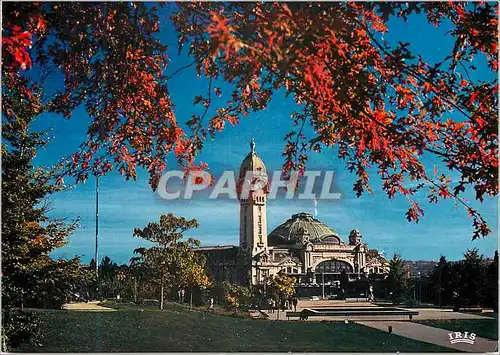 Cartes postales moderne Limoges Haute Vienne Les parterres du Champ de Juillet et la gare des Benedictins