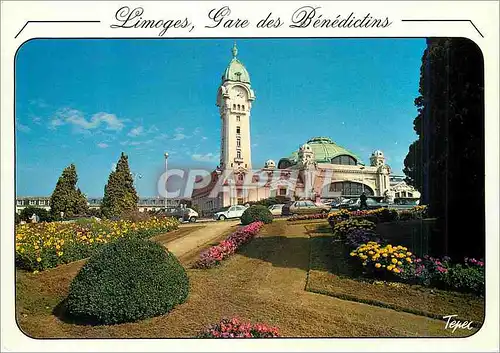 Moderne Karte Limoges Hte Vienne Une des plus belles gares de France