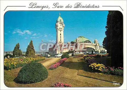 Cartes postales moderne Limoges Hte Vienne Une des plus belles gares de France Limoges Gare des Benedictins