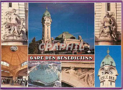 Moderne Karte Limoges Haute Vienne La Gare des Benedictins Une des plus belles de France