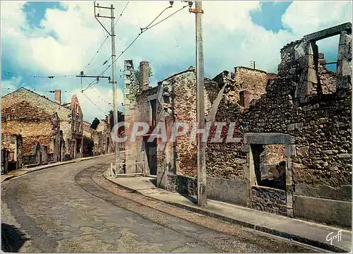 Cartes postales moderne Oradour sur Glane Haute Vienne Cite Martyre 10 Juin 1944 Les Nazis firent fusiller les hommes br