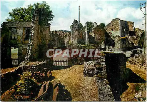 Moderne Karte Oradour sur Glane Haute Vienne Cite Martyre 10 Juin 1944 Les Nazis firent fusiller les hommes br