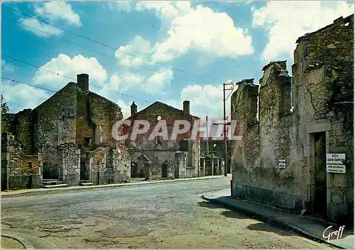 Cartes postales moderne Oradour sur Glane Hte Vienne Cite Martyre 10 Juin 1944 Cite Martyre Les Nazis firent fusiller le