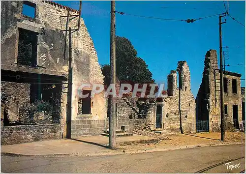 Cartes postales moderne Oradour sur Glane Haute Vienne Cite martyre 10 Juin 1944 Apres le  massacre de la population par