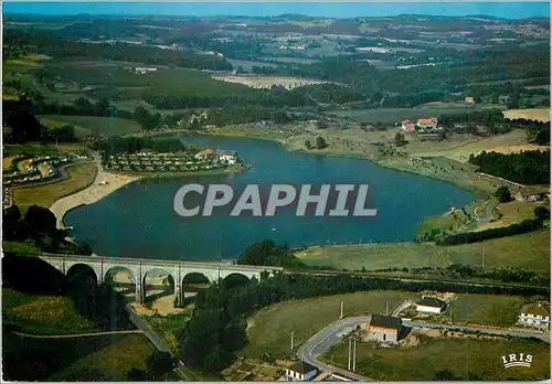 Cartes postales moderne St Yrieix La Perche Haute Vienne Le Camping et le Plan d eau vus du ciel