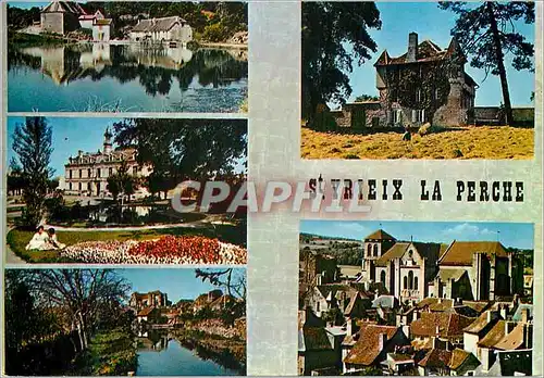 Cartes postales moderne St Yrieix La Perche Haute Vienne Moulin de Cheny L hotel de ville La collegiate du Moutier Le ch