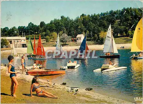 Cartes postales moderne Le Limousin Pittoresque Entre Peyrat le Chateau et Royere le lac de Vassivieres Bateaux