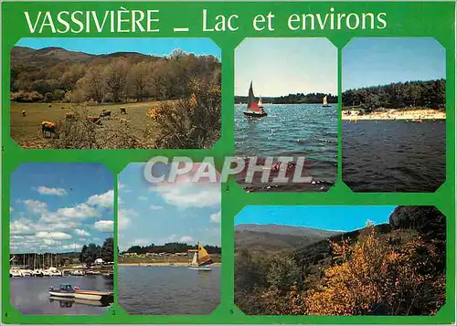 Cartes postales moderne Le La de Vassiviere est un plus beaux de France Il se situe aux confins de trois departements Ha