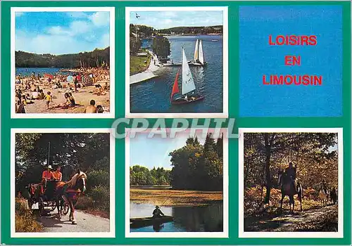 Cartes postales moderne Loisirs en Limousin Images de France En Limousin