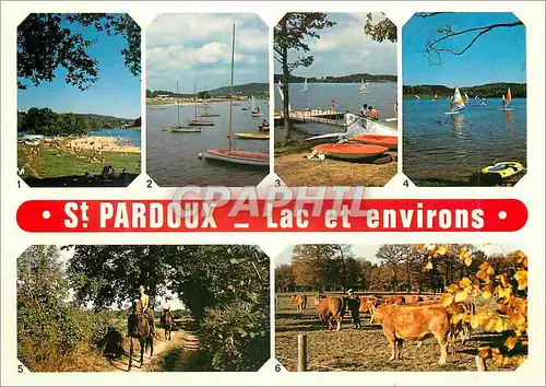 Cartes postales moderne St Pardoux et Compreignac Hte Vienne Un des plus beaux lacs du Limousin