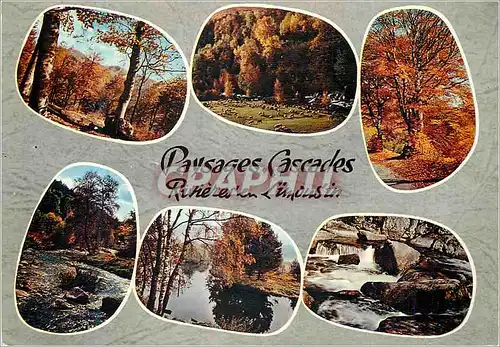 Moderne Karte Paysages Cascades Rivieres en Limousin