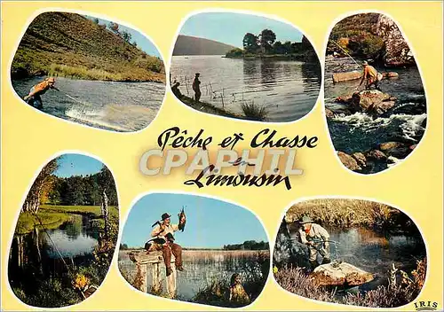 Cartes postales moderne Peche et chasse en Limousin