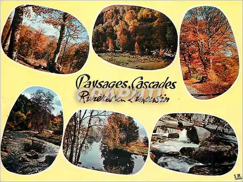 Moderne Karte Paysages Cascades Rivieres en Limousin