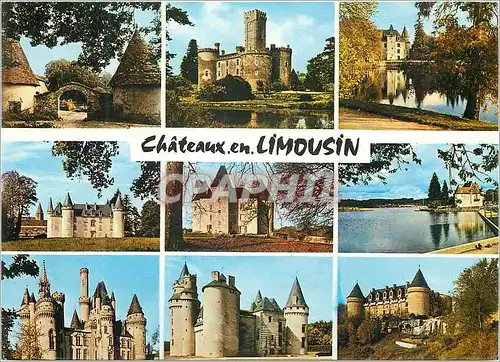 Cartes postales moderne Chateau en Limousin Images de France Chateaux en Limousin Brignac Montbrun Nieul Nexon Brie