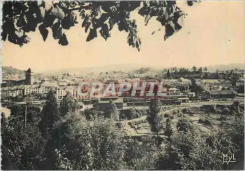 Moderne Karte Eymoutiers Hte Vienne Quartiers de la Gare