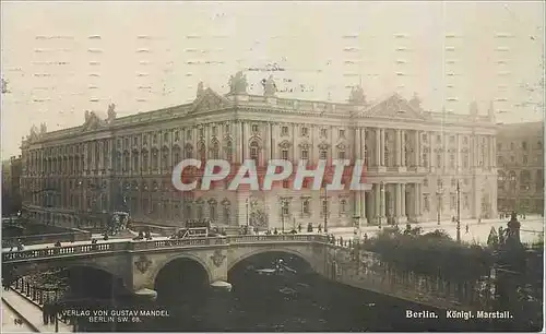 Cartes postales Berlin Konigl Marstall Verlag von Gustav Mandell Berlin